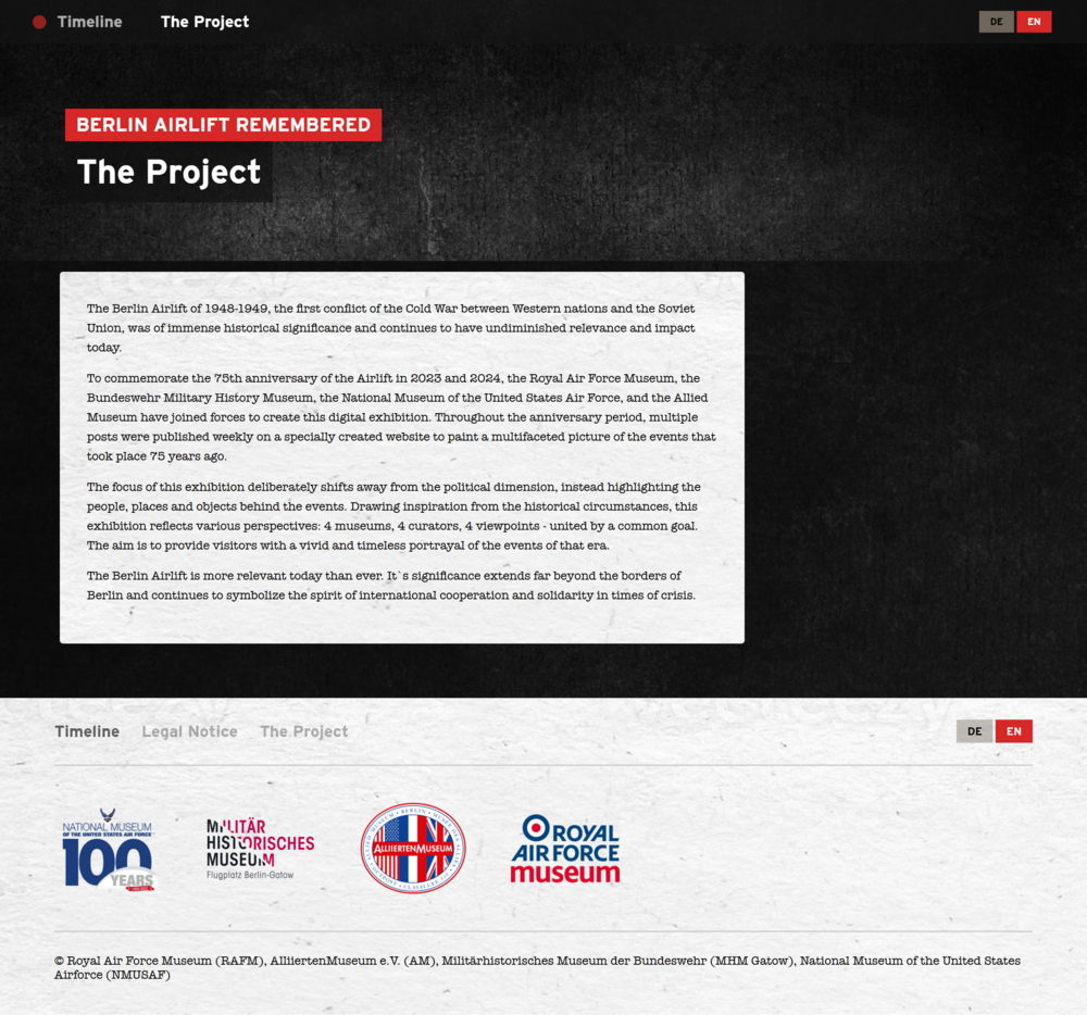 Berlin Airlift Project