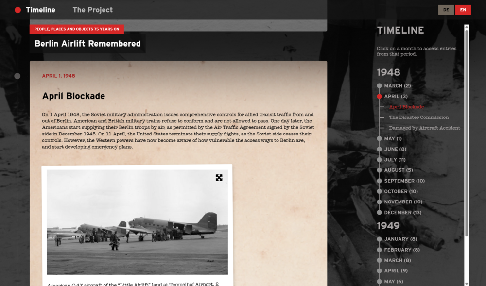 Berlin Airlift timeline